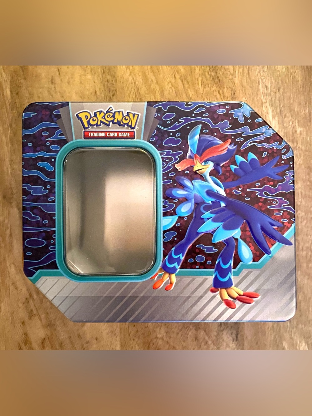 Pokemon Quaquaval Empty Collectors Tin